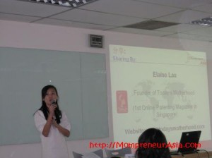 Guest sharing by Elaine Lau